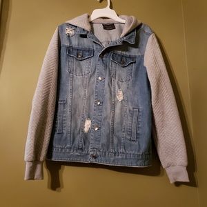 Hooded Jean jacket